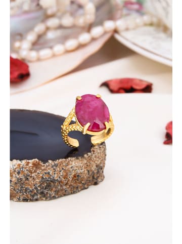 L'Atelier de Gaia Vergold. Ring mit Edelstein