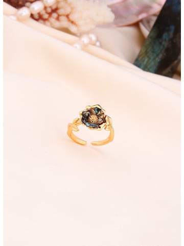 L'Atelier de Gaia Vergold. Ring mit Perlmutt