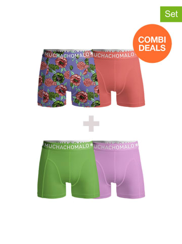 Muchachomalo 4er-Set: Boxershorts in Bunt