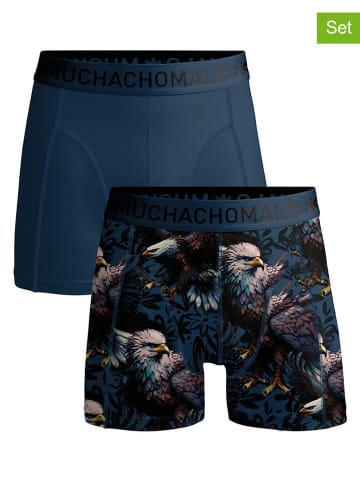 Muchachomalo 2er-Set: Boxershorts in Dunkelblau