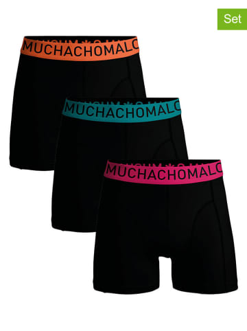 Muchachomalo 3er-Set: Boxershorts in Schwarz