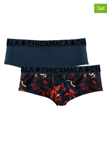 Muchachomalo 2er-Set: Pantys in Dunkelblau