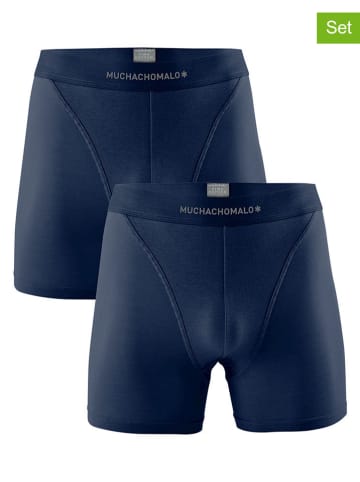 Muchachomalo 2er-Set: Boxershorts in Dunkelblau