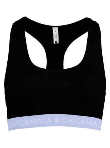 Muchachomalo Bustier zwart/lichtblauw