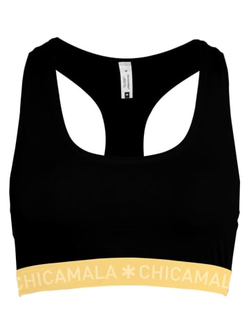 Muchachomalo Bustier in Schwarz/ Gelb