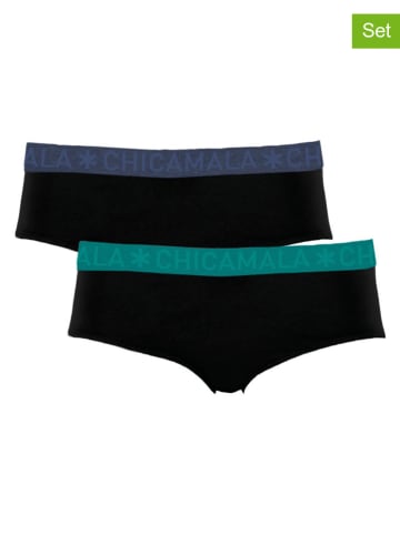 Muchachomalo 2er-Set: Pantys in Schwarz