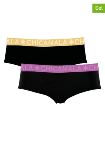 Muchachomalo 2er-Set: Pantys in Schwarz