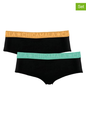 Muchachomalo 2er-Set: Pantys in Schwarz
