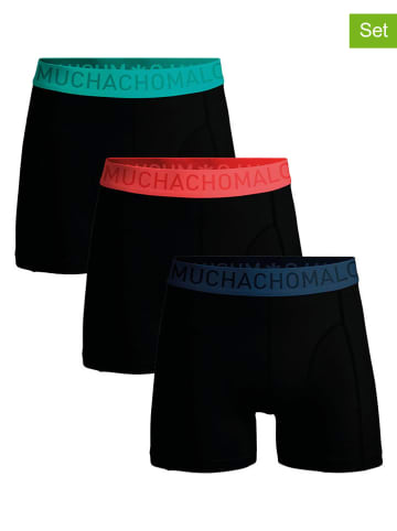 Muchachomalo 3er-Set: Boxershorts in Schwarz