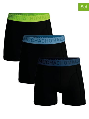 Muchachomalo 3er-Set: Boxershorts in Schwarz