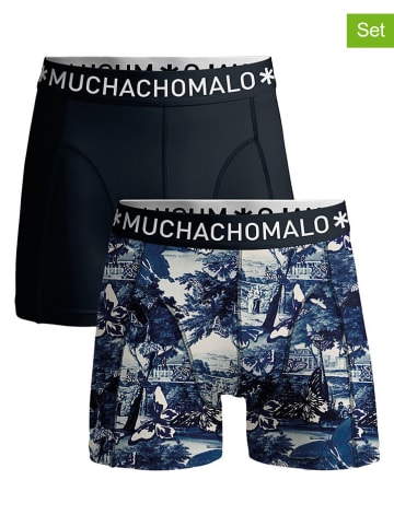 Muchachomalo 2er-Set: Boxershorts in Dunkelblau