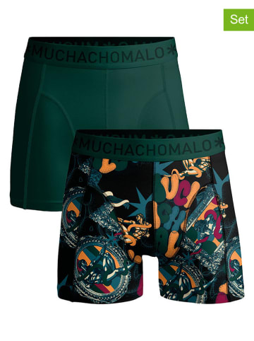 Muchachomalo 2er-Set: Boxershorts in Grün