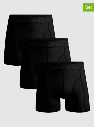 Muchachomalo 3er-Set: Boxershorts in Schwarz