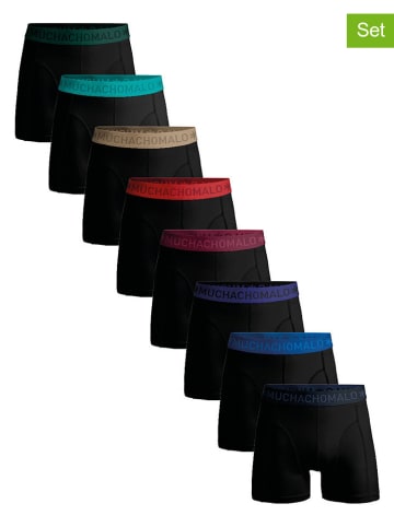 Muchachomalo 8er-Set: Boxershorts in Schwarz