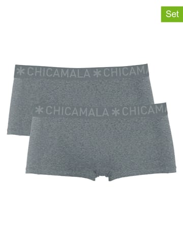 Muchachomalo 2er-Set: Pantys in Grau