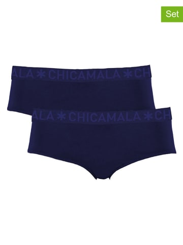 Muchachomalo 2-delige set: hipsters donkerblauw