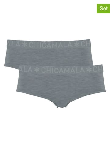 Muchachomalo 2er-Set: Pantys in Grau