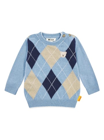 Steiff Sweter w kolorze błękitnym