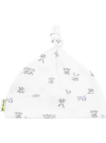 Steiff Czapka w kolorze białym
