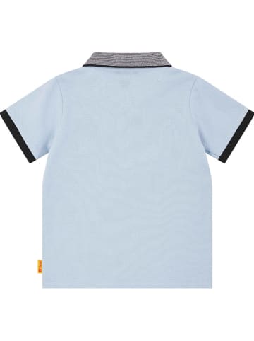 Steiff Koszulka polo w kolorze błękitnym
