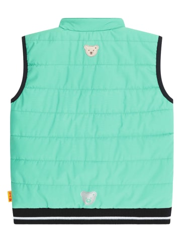 Steiff Kamizelka pikowana w kolorze zielonym