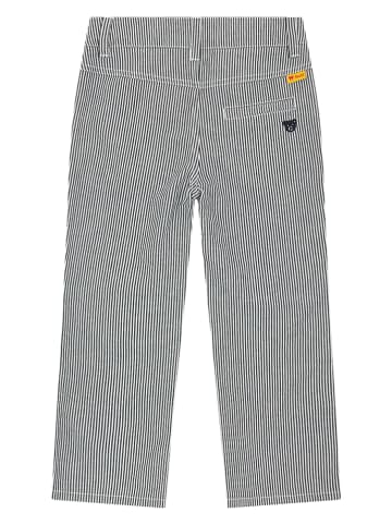 Steiff Chino in Weiß/ Schwarz