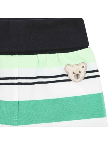 Steiff Shorts in Grün/ Schwarz