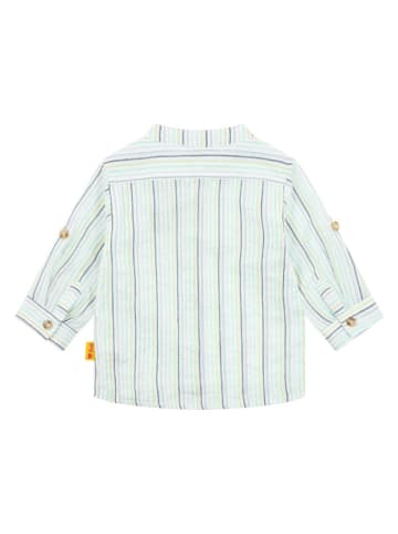 Steiff Hemd in Weiß/ Hellblau