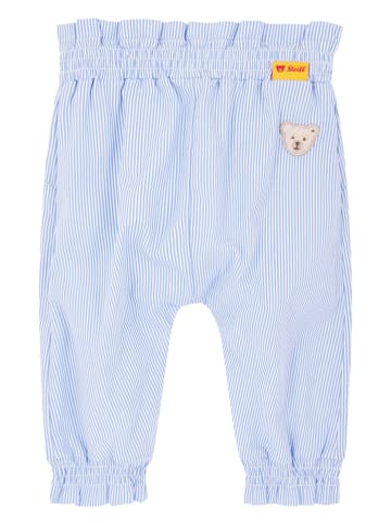 Steiff Hose in Hellblau/ Weiß