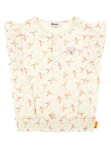 Steiff Bluzka w kolorze kremowym