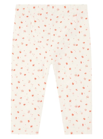 Steiff Legginsy w kolorze kremowym