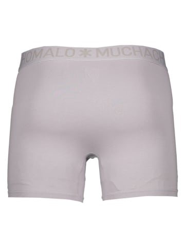 Muchachomalo 3er-Set: Boxershorts in Grau/ Lila/ Blau