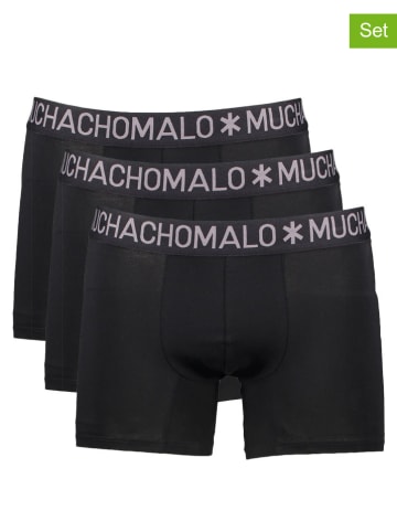 Muchachomalo 3er-Set: Boxershorts in Schwarz