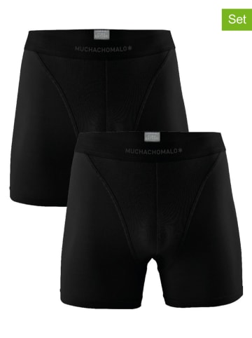 Muchachomalo 2er-Set: Boxershorts in Schwarz