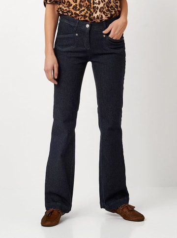 Toni Spijkerbroek - bootcut fit - donkerblauw