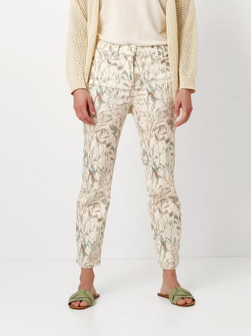 Toni Spodnie w kolorze turkusowo-kremowym