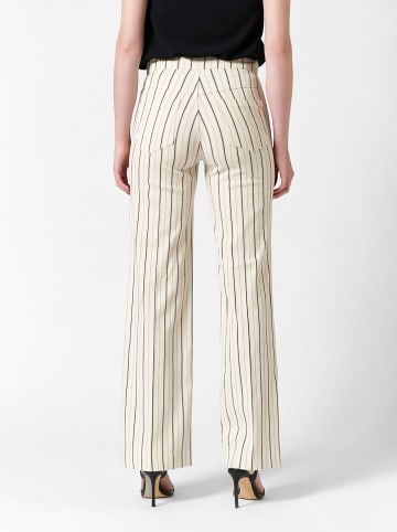 Rosner Marlenehose in Creme/ Schwarz