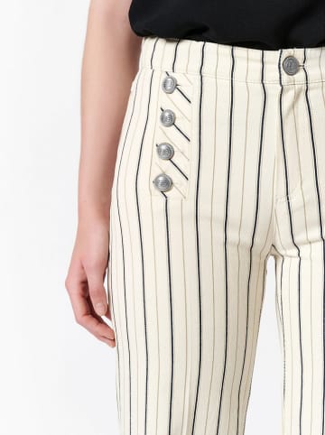 Rosner Spodnie w kolorze kremowo-czarnym