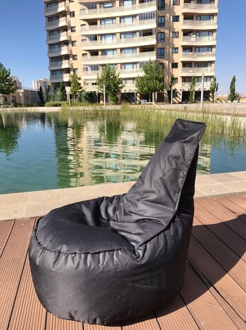 FLORIANE GARDEN Sitzsack in Schwarz - (B)60 x (H)70 x (T)30 cm