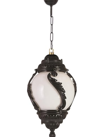 FLORIANE GARDEN Buitenlamp wit/zwart - (H)85 x Ø 30 cm