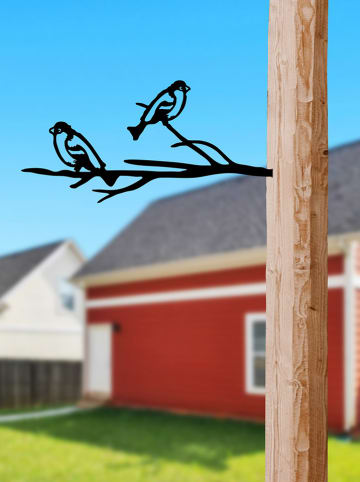 Scandinavia Concept Ozdoba "Bird on the Branch" w kolorze czarnym na drzewo - 40 x 20 cm