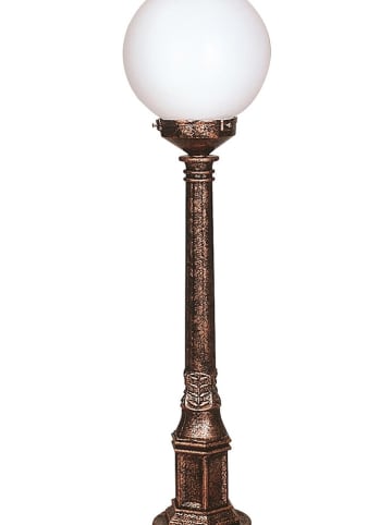 FLORIANE GARDEN Lampa zewnętrzna w kolorze brązowo-białym - 90 x Ø 20 cm