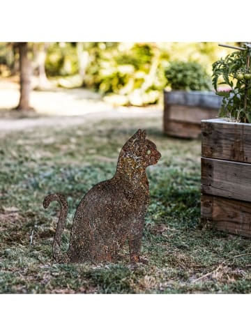 FLORIANE GARDEN Dekoracja ogrodowa w kolorze brązowym - 20 x 23 cm