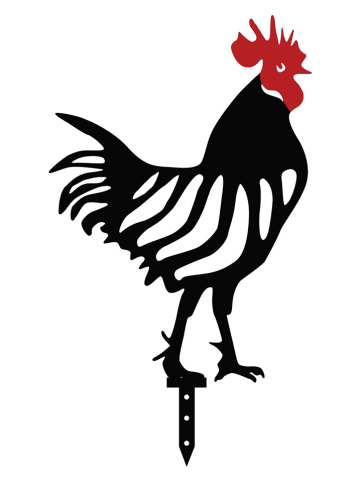 FLORIANE GARDEN 6er-Set: Gartendeko in Schwarz