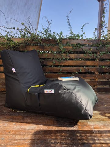 FLORIANE GARDEN Sitzsack in Schwarz - (B)60 x (H)75 x (T)110 cm