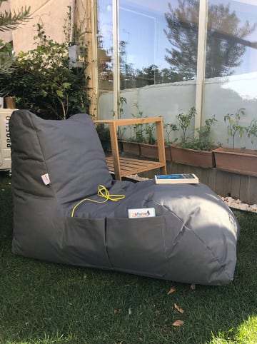 FLORIANE GARDEN Sitzsack in Grau - (B)60 x (H)75 x (T)110 cm