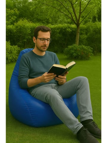 FLORIANE GARDEN Sitzsack in Blau - (B)80 x (H)75 x (T)30 cm