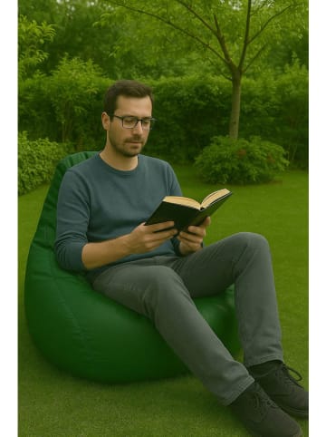 FLORIANE GARDEN Sitzsack in Dunkelgrün - (B)80 x (H)75 x (T)30 cm