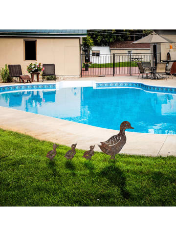 ABERTO DESIGN 3-delige set: decoratieve objecten koperkleurig