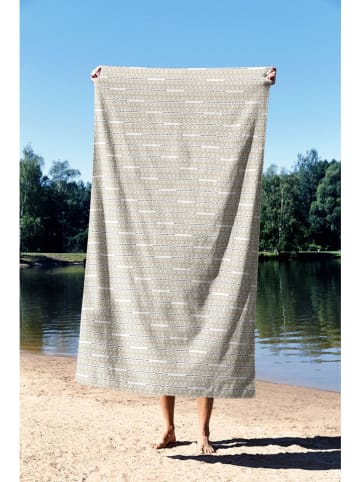 FLORIANE GARDEN Strandlaken "Mandala" crème/zwart